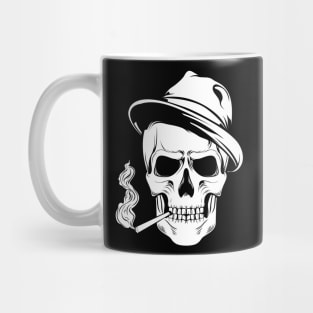 Smoking Skull Mug